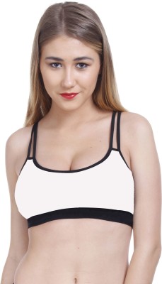 Arousy Fashions N-DD-Bra Women Sports Non Padded Bra(Black)