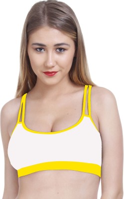 PIBU N-DD-Bra Women Minimizer Non Padded Bra(Yellow, White)