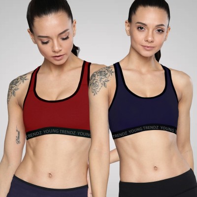 Young trendz Women Sports Non Padded Bra(Multicolor)