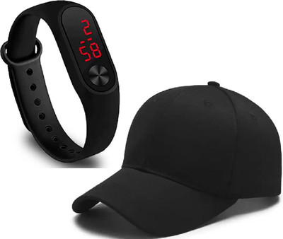 Florida Solid, Self Design Sports/Regular Cap Cap(Pack of 2)