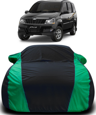 APNEK Car Cover For Mahindra Xylo (With Mirror Pockets)(Black, Green)