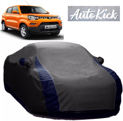AutoKick Car Cover For Maruti Suzuki S-Presso (With Mirror Pockets)(Grey)