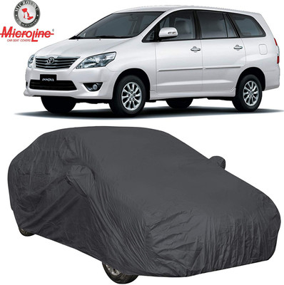 Microline Car Cover For Toyota Innova (With Mirror Pockets)(Grey)