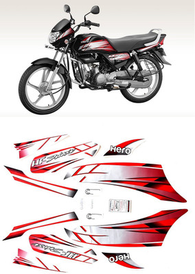 HRBull Sticker & Decal for Bike(Multicolor)
