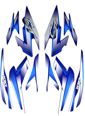BR BULL Sticker & Decal for Bike(Blue)
