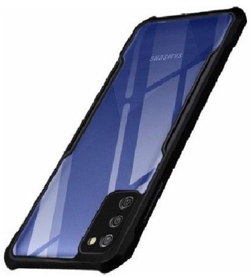 DOTCASE Back Cover for Samsung Galaxy M02s(Black, Transparent, Dual Protection)