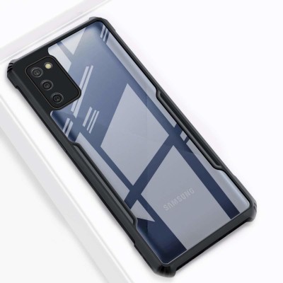 DOTCASE Back Cover for Samsung Galaxy M02s(Black, Transparent)