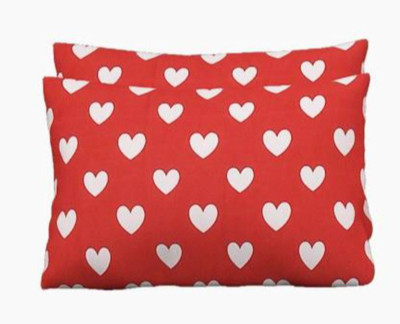 Supreme Home Collective Microfiber Pillows Cover(44 cm*69 cm, Pack of 8, Pink, Red)