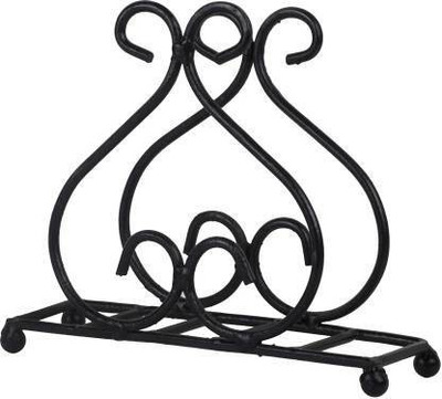 Smarts collection 1 Compartments Iron Tissue holder(Black)
