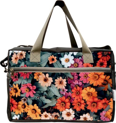 MY FAV Floral Print Cabin Size Duffel Travel bag Duffel Without Wheels