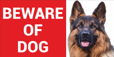 CREATIVE ADVERTISERS BEWARE OF DOG Emergency Sign(Reflective Sign)