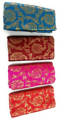 Cotton colors Cotton Silk Self Design Blouse Material