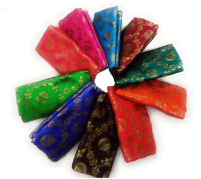 Cotton colors Cotton Blend Self Design Blouse Material