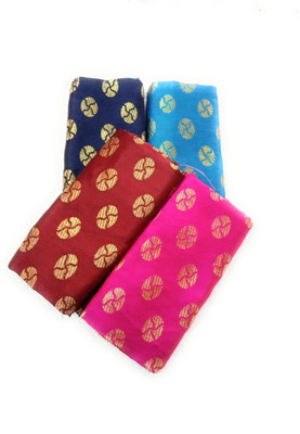 Cotton colors Cotton Silk Self Design Blouse Material
