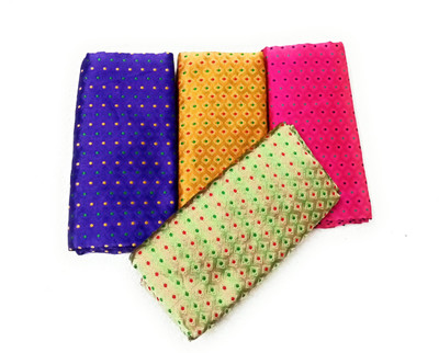 Cotton colors Cotton Silk Self Design Blouse Material