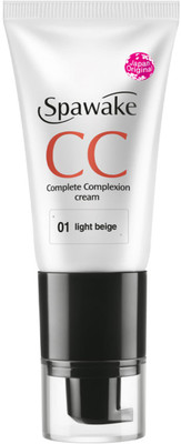 Spawake CC Complete Complexion Cream Foundation(Light Beige, 30 g)