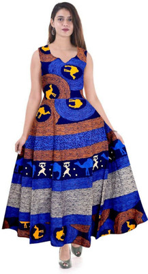 Kuberdisha Anarkali Gown(Multicolor)