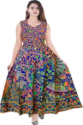 Kuberdisha Anarkali Gown(Multicolor)