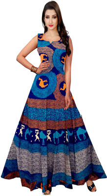 Kuberdisha Anarkali Gown(Multicolor)