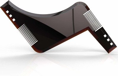 AlexVyan Beard Shaping Template and Beard Comb All-In-One Tool for Men