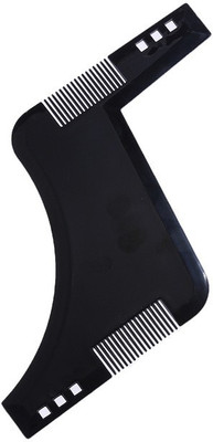 Frackson 1 Pcs Beard Shaping and Styling Template Tool with Inbuilt Comb for Perfect Line Up and Edging for Men Boy