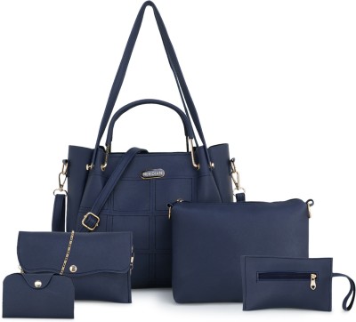 MERIDIAN Women Blue, Black Shoulder Bag(Pack of: 5)