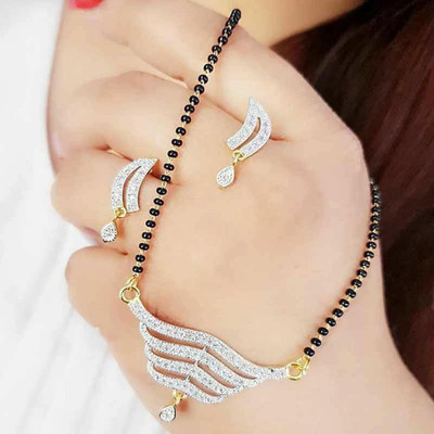 N P FASHION Brass Gold-plated Multicolor Jewellery Set(Pack of 1)