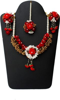 GEODE DELIGHT Fabric Multicolor Jewellery Set(Pack of 1)