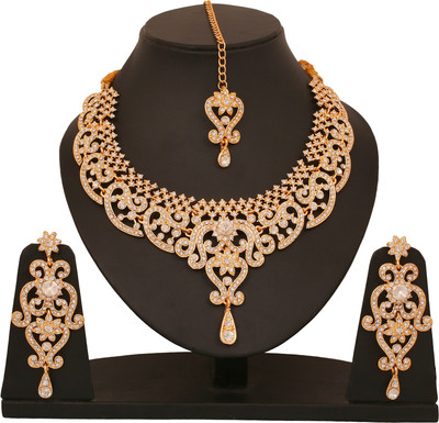 50% OFF on TOUCHSTONE Alloy Jewel Set(Gold)