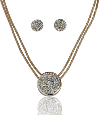 44% OFF on TOUCHSTONE Alloy Jewel Set(Gold)