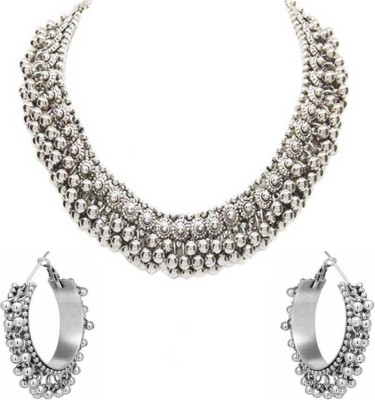 Samridhi DC Oxidised Silver Silver Jewellery Set(Pack of 1)