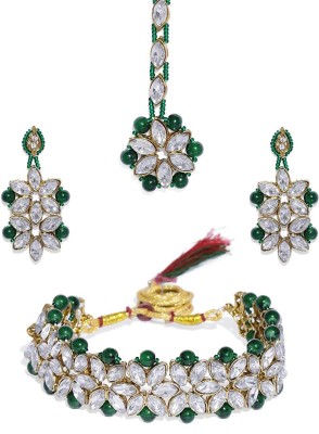 PANKSHRI ENTERPRISE Mother of Pearl Green Jewellery Set(Pack of 1)