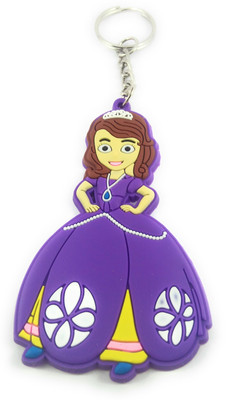 Key Era Princess Cinderella Lady NO4 Cartoon Single Side Keyring Key Chain