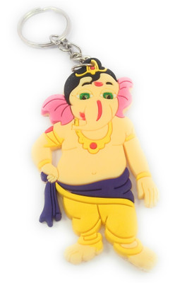 Key Era Shri Ganesh Single Side Keyring Key Chain
