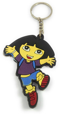 Key Era dora Cartoon Single Side Keyring Key Chain
