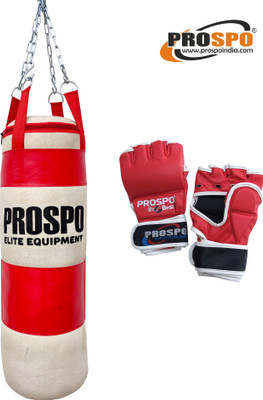 PROSPO Canvas Kit Red Unfilled With Red Glove Fitness Accessory Kit Kit