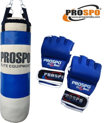 PROSPO Canvas Kit Blue Unfilled With Blue Glove Fitness Accessory Kit Kit