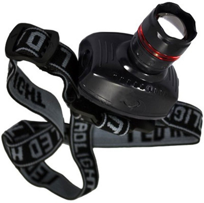 AlexVyan Headlamp LED Flashlight Zoomable Head Torch Light To Bike Riding Lamp (Black) LED Headlamp(Black)