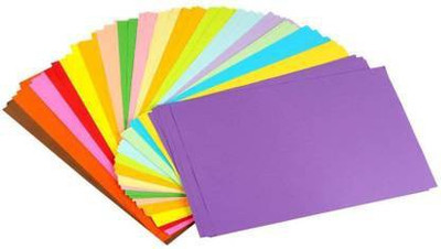 buyeasy A3-20 UNRULED A3 180 gsm Coloured Paper(Set of 20, MULTICOLOURS)