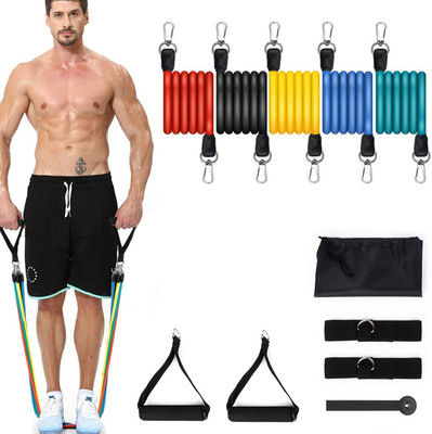 Shopeleven Resistance Band Tube Exercise for Men & Women (1 piece) Fitness Accessory Kit Kit
