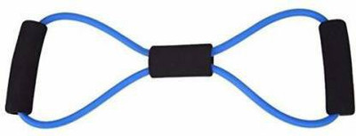 harsh Spotzero Exercise Muscle Elastic Band Chest Rope Workout Yoga Tube Resistance Tube Resistance Tube(Blue)