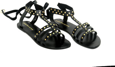 now collection Women Black Flats