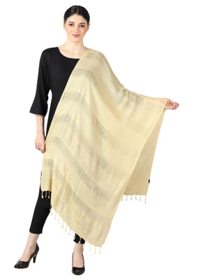FLYER Woven, Striped, Self Design, Solid Viscose, Cotton Blend Women Stole, Scarf, Fancy Scarf