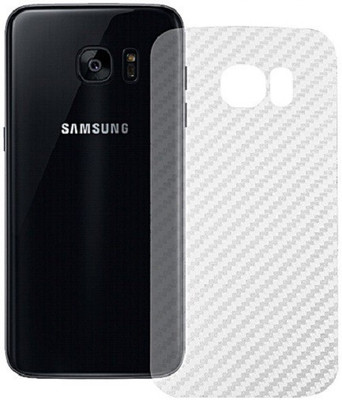 MARSHLAND Back Screen Guard for 3D Carbon Fiber Flexible Back Screen Protector Anti Scratch Bubble Free, Samsung Galaxy S7 Edge Carbon, Transparent(Pack of 1)