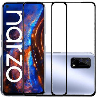 ECMERED Edge To Edge Tempered Glass for REALME NARZO 30 PRO 5G(Pack of 2)