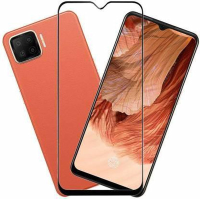 Caseline Edge To Edge Tempered Glass for OPPO F17(Pack of 1)