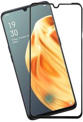 Caseline Edge To Edge Tempered Glass for OPPO F17(Pack of 1)