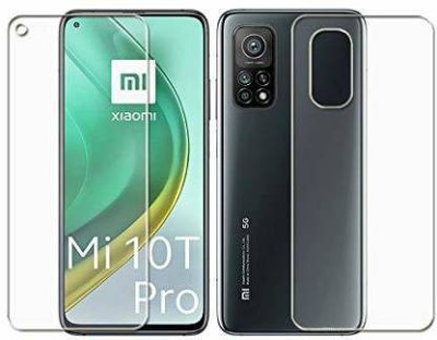 SOMTONE Front and Back Tempered Glass for Mi 10T Pro(Pack of 2)
