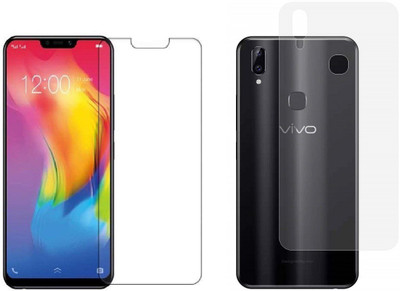 ELEF Front and Back Tempered Glass for Vivo Y83 Pro Front Premium Tempered Glass Back 0.3mm Flexible Trink(Pack of 2)
