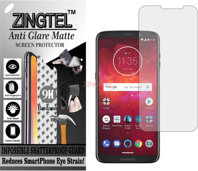 ZINGTEL Impossible Screen Guard for Motorola Moto Z3 Play (Shatterproof Matte)(Pack of 1)